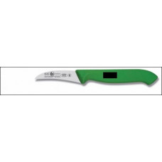 Нож для чистки овощей 60/170 мм. изогнутый, черный HoReCa Icel